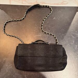 Stuart Weitzman Black Chain Strap Bag